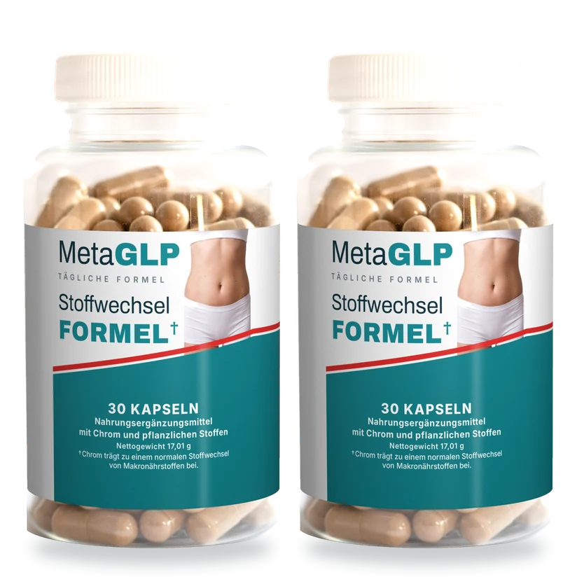 MetaGLP two-bottle package illustration